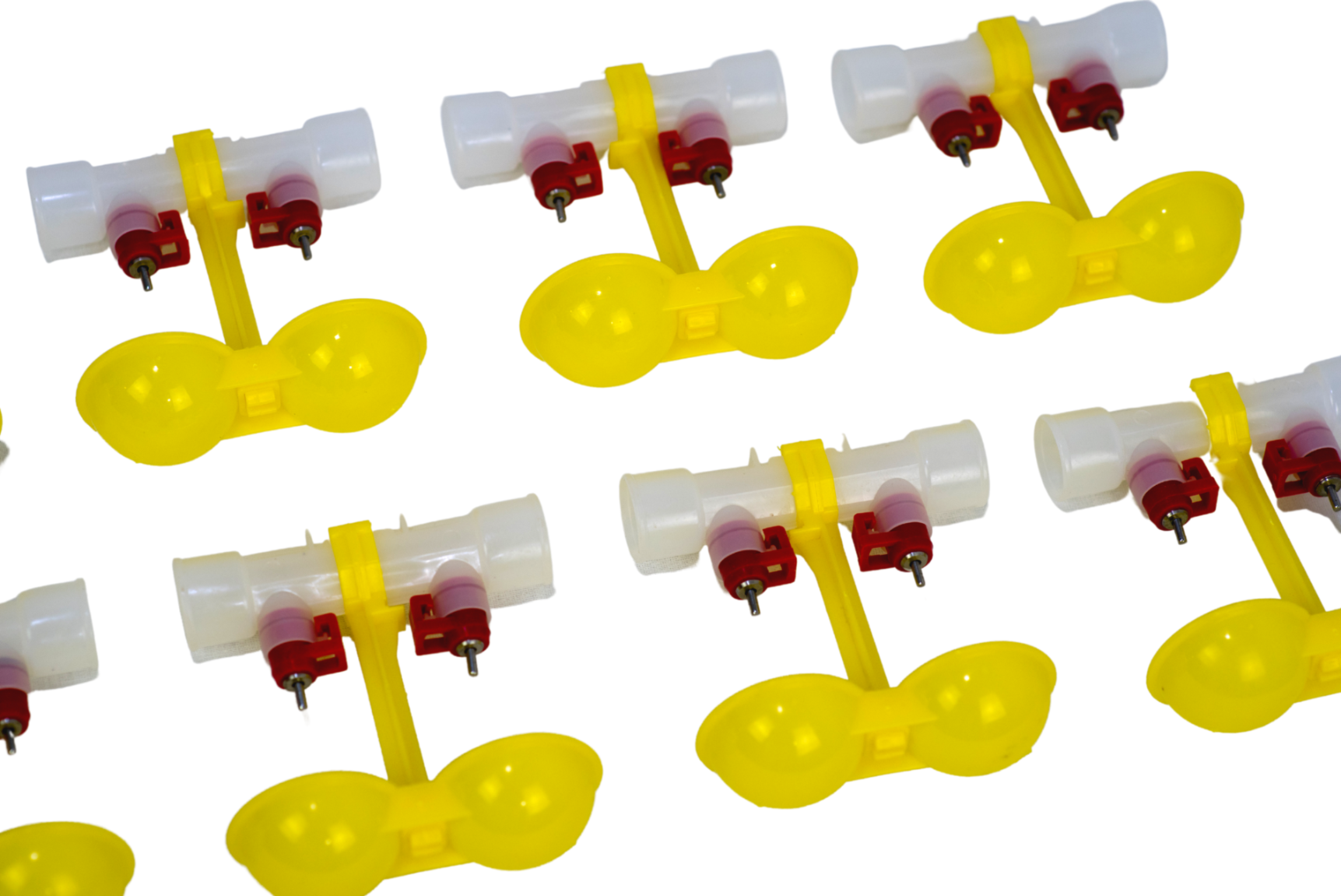 Набор поилок двойных с креплением и каплеулавливателем ПКНК-24/360 20 шт.. Фото 1