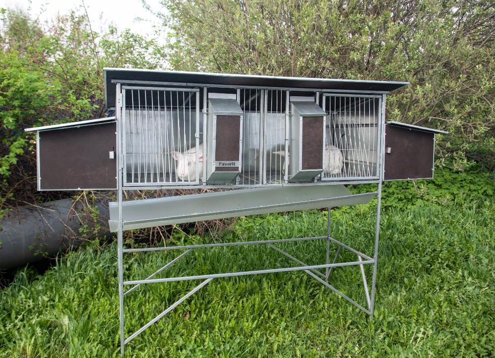 Уличный домик для кроликов "Фаворит" КР1-М-М. Фото 1