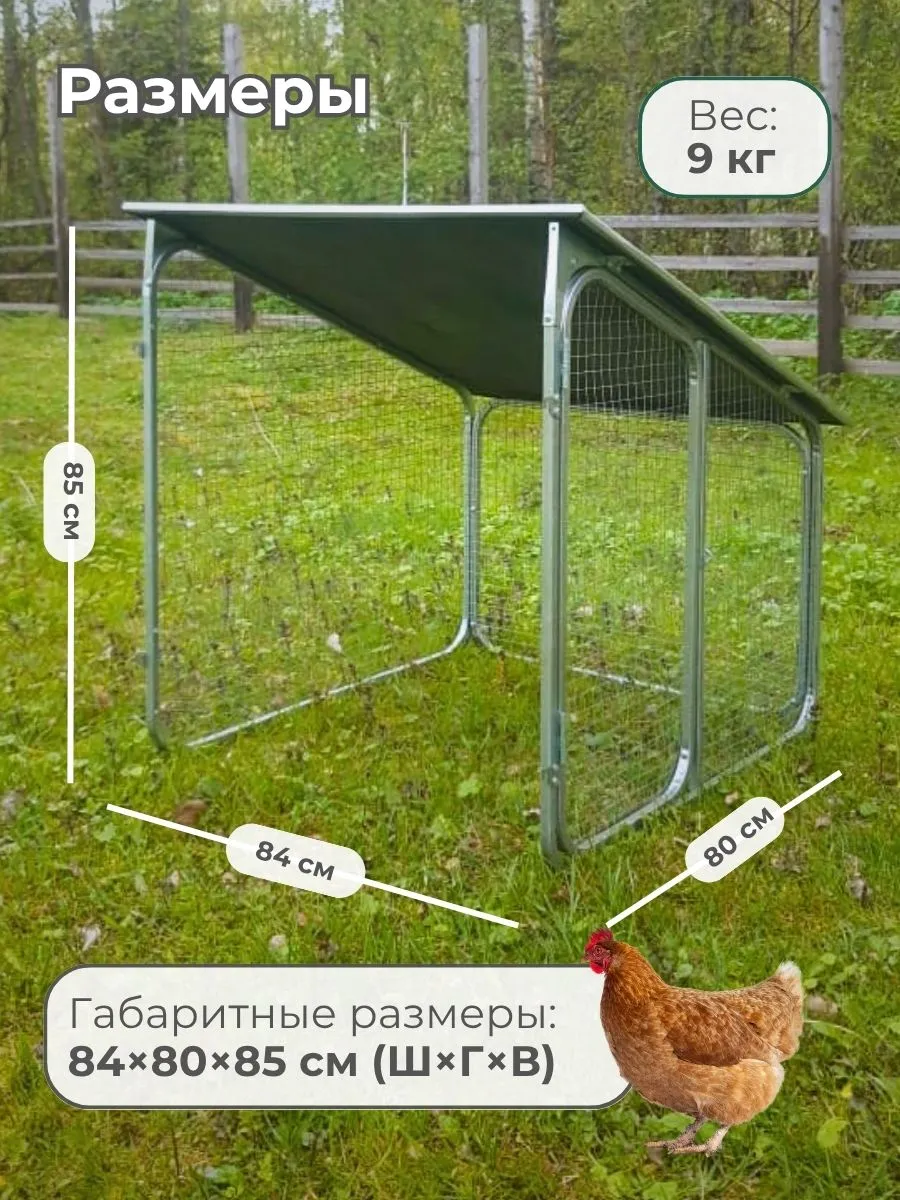 Выгул для курятника "Фазенда". Фото 1