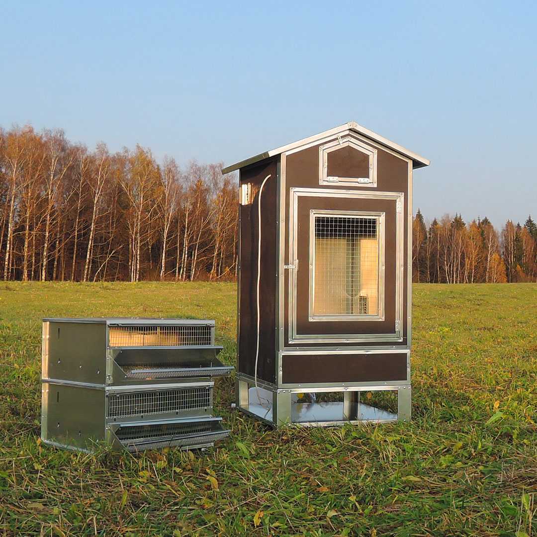 Утепленный отапливаемый уличный птичник "4 сезона мини" . Фото 4