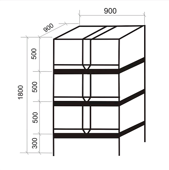 Клетка для кроликов 2-3. Фото 1