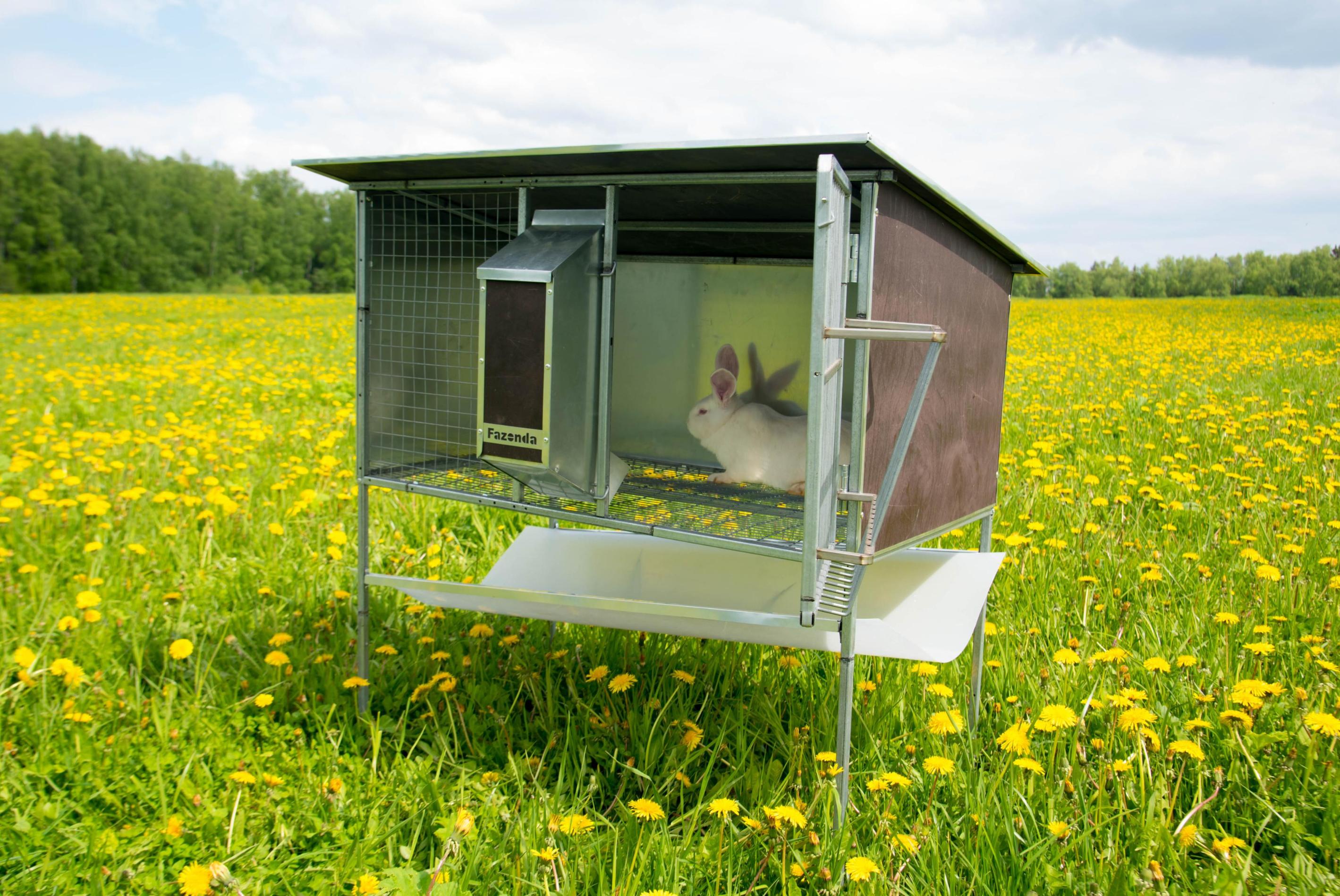 Уличный домик для кроликов "Фазенда" КО-2. Фото 7