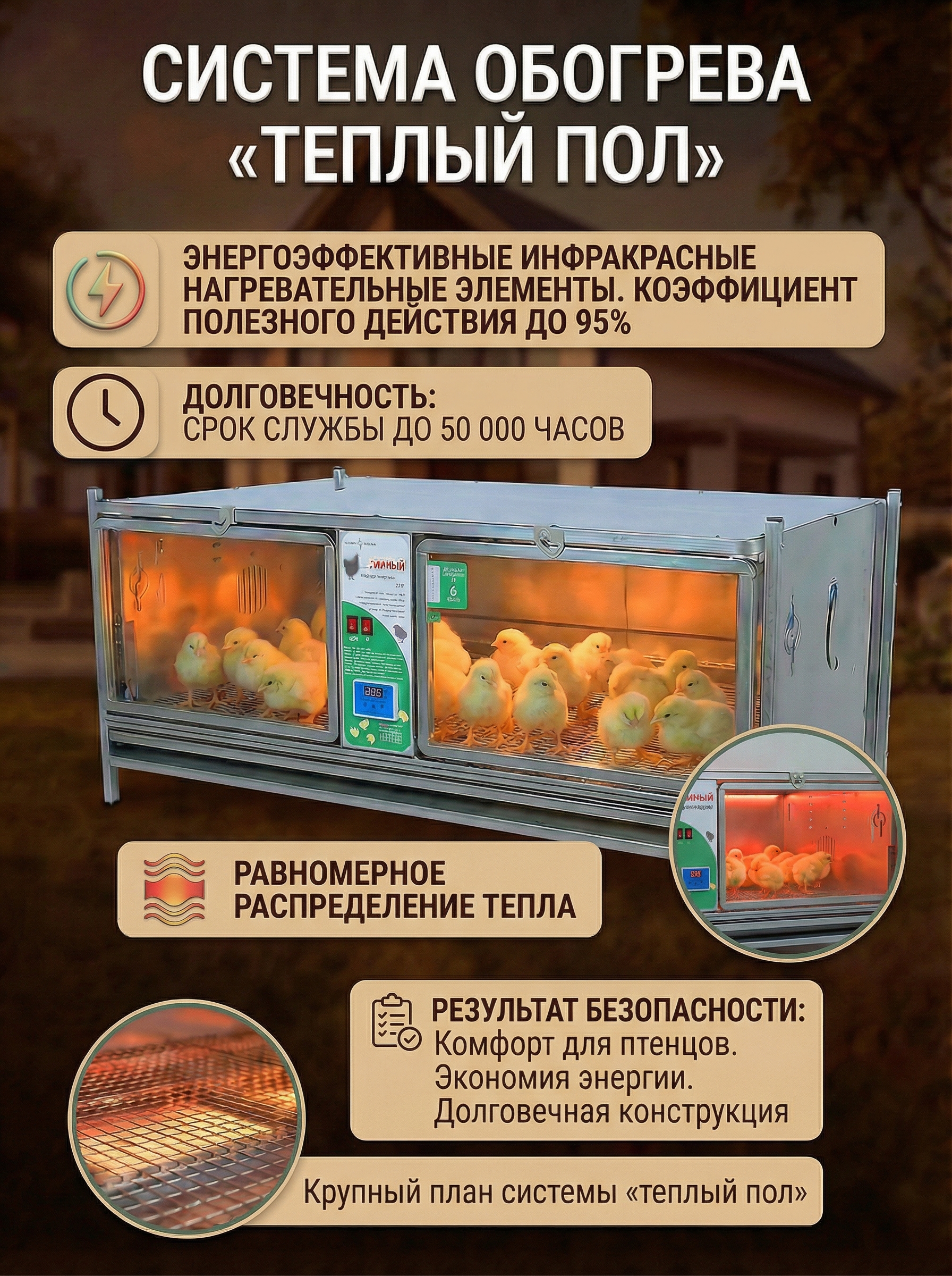 Рамный цифровой брудер 0715 Стандарт. Фото 9