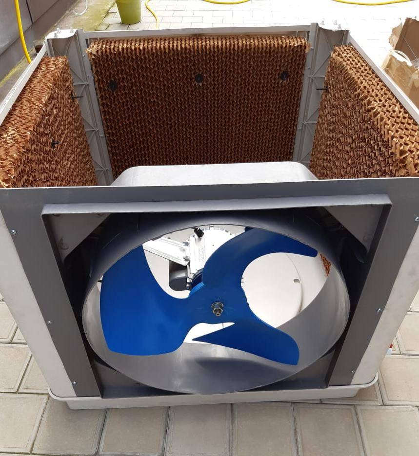 Охладитель-увлажнитель 220V Подача воздуха боковая. Фото 6