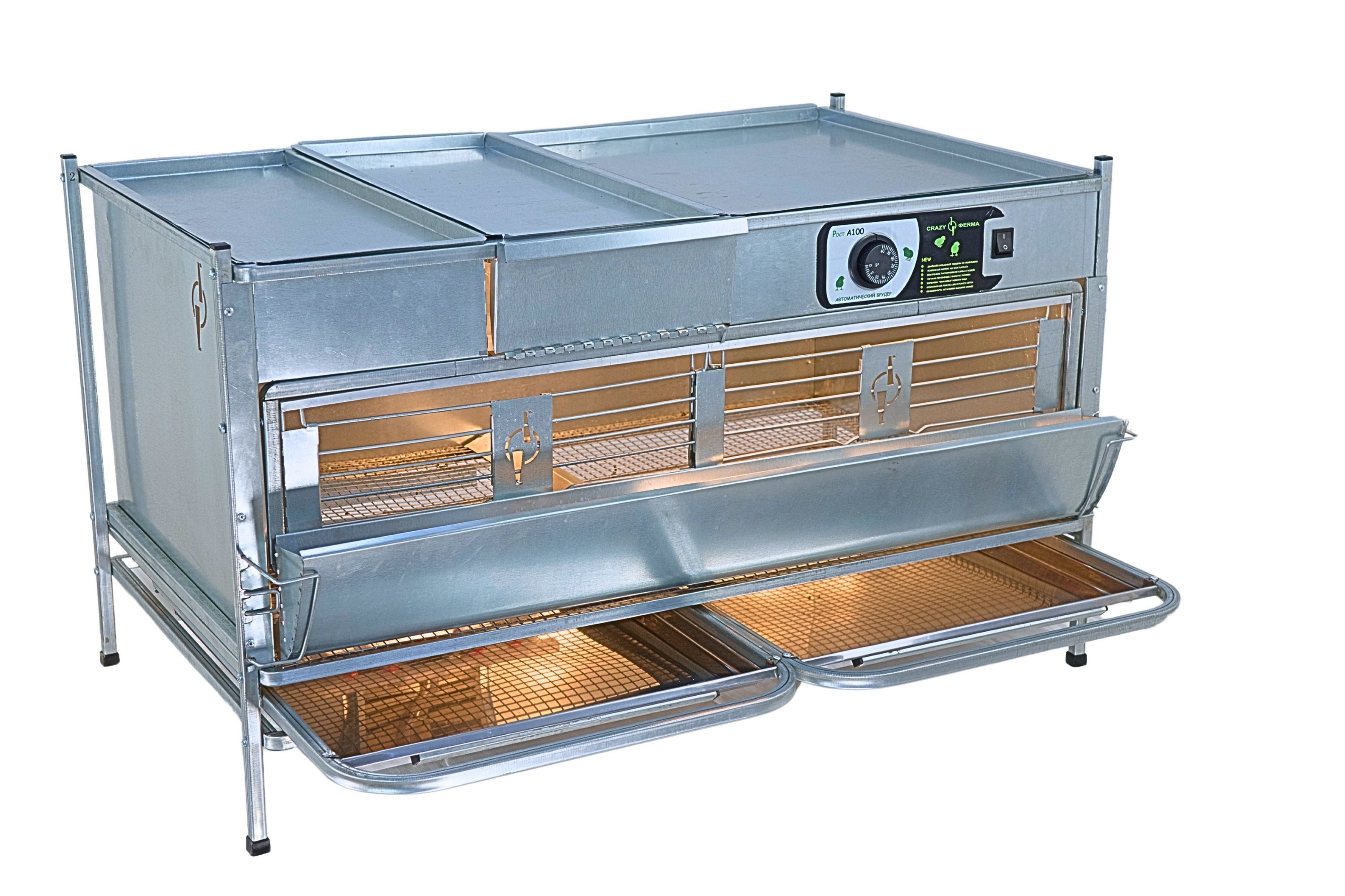 Брудер для цыплят автоматический "Рост А100.4". Фото 14