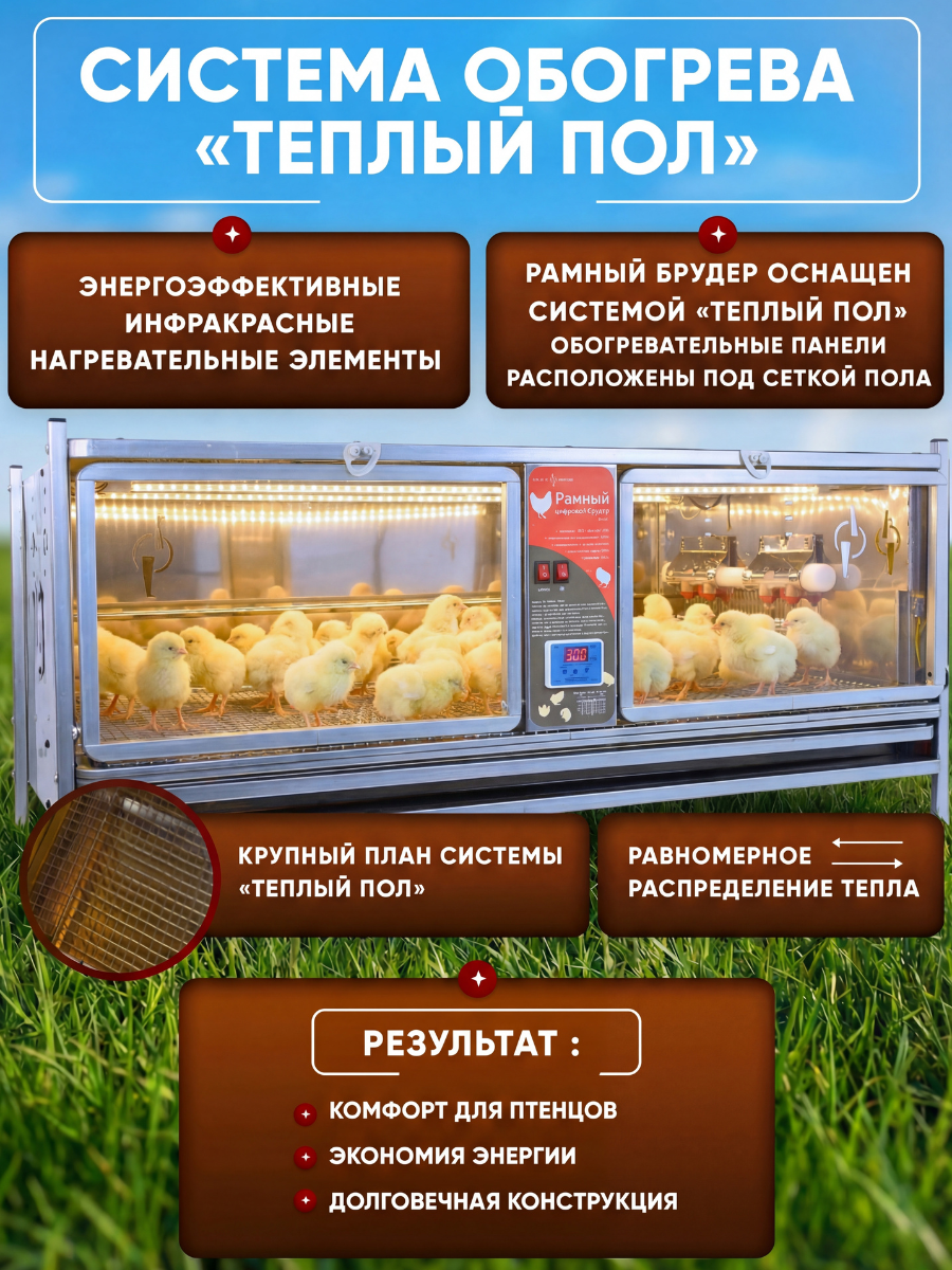 Рамный цифровой брудер 0717 Премиум. Фото 6 Рамный цифровой брудер 0717 Премиум. Фото 6