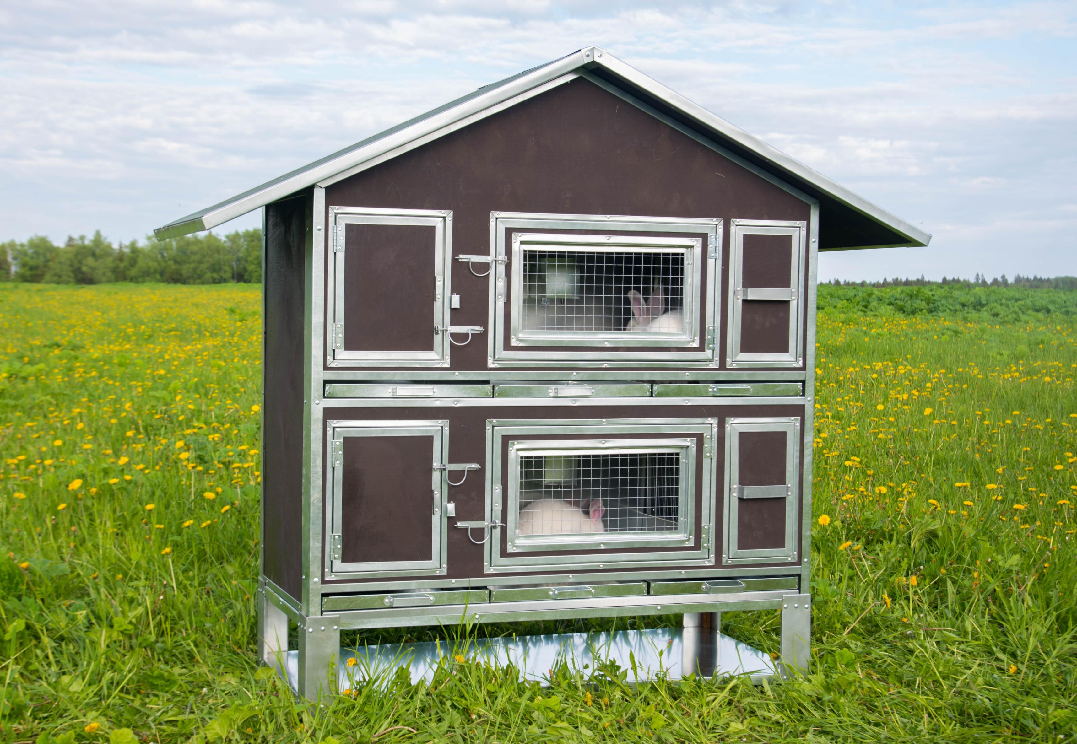 Утепленный отапливаемый крольчатник "Бестселлер" М-22. Фото 9