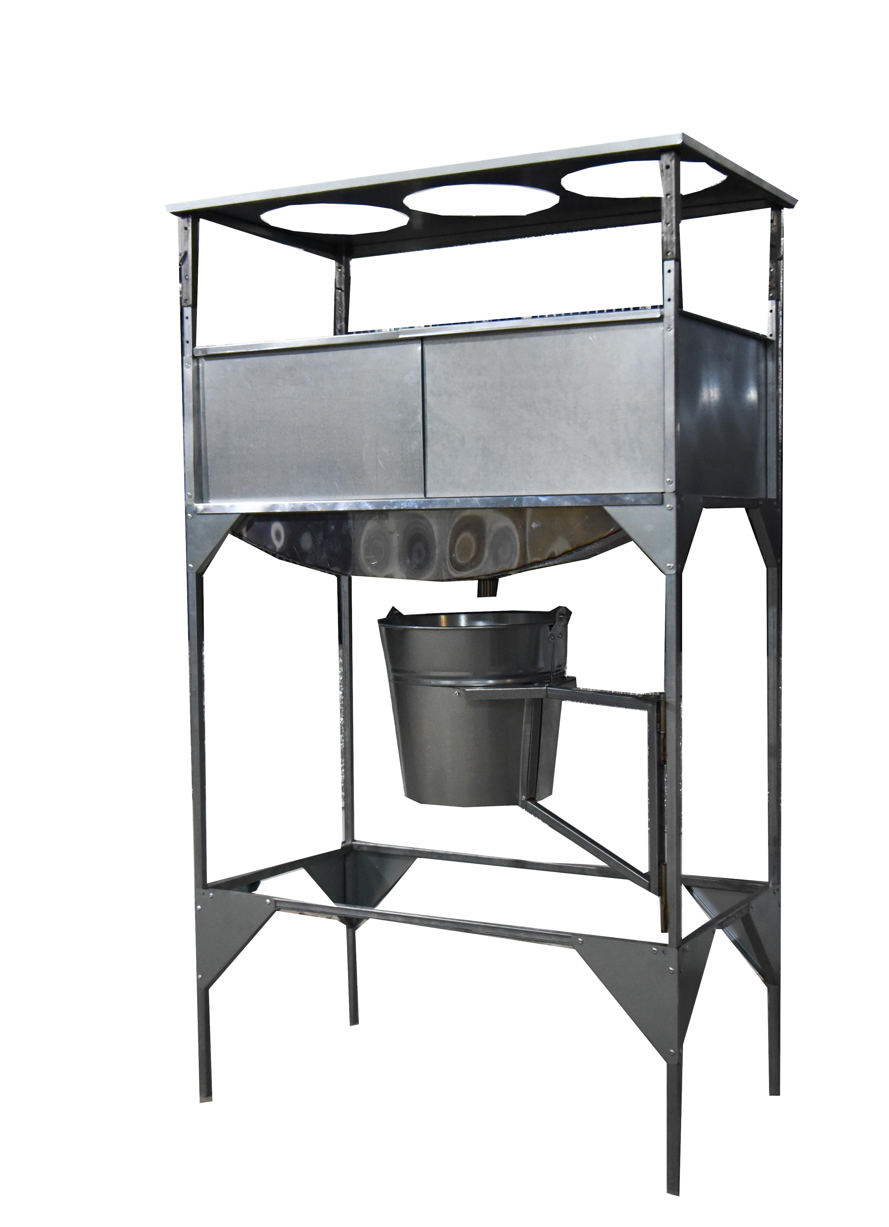 Стойка для конусов с раковиной и ведром "Дватришесть". Фото 11