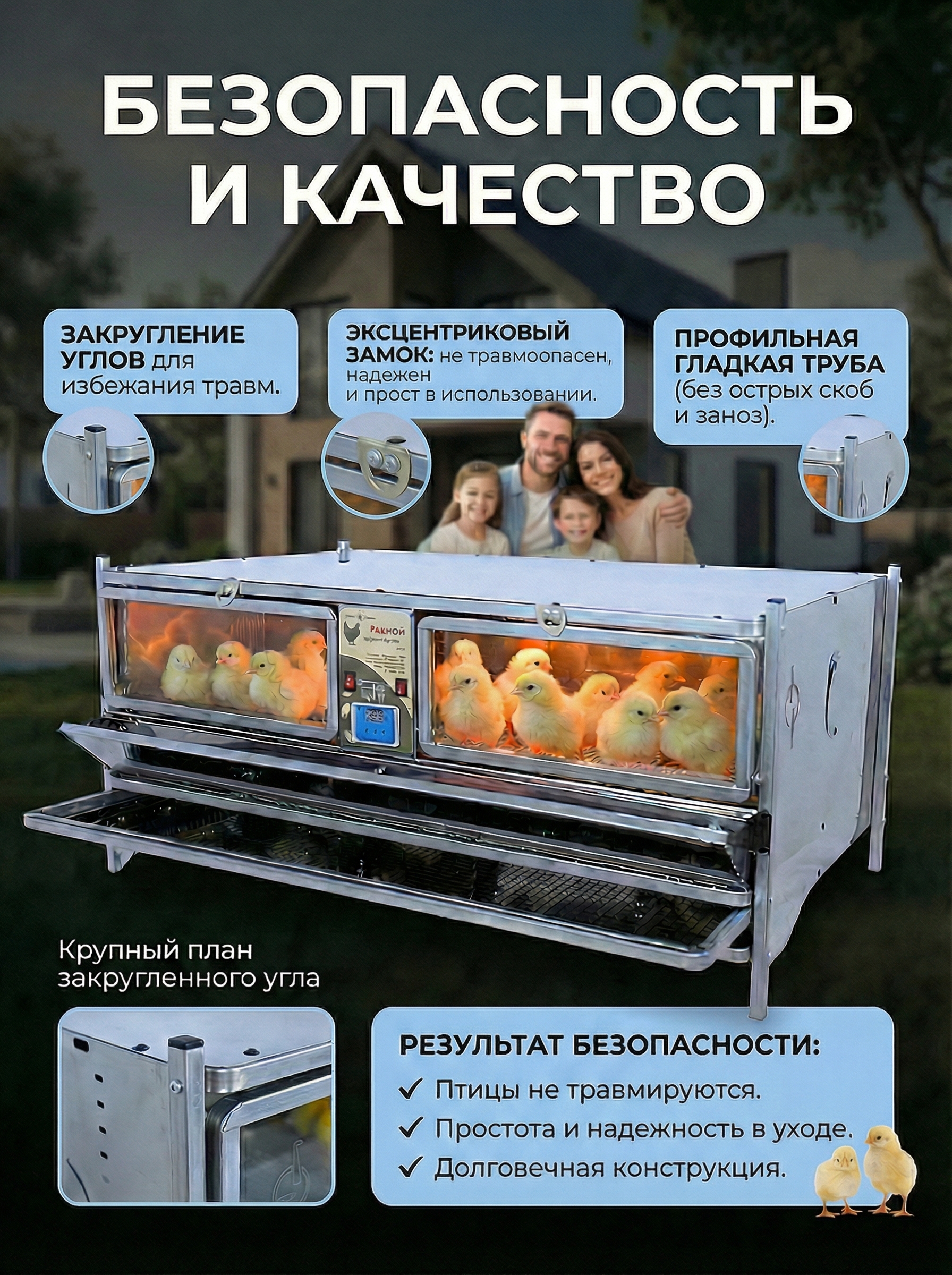 Рамный цифровой брудер 0710 Престиж. Фото 3