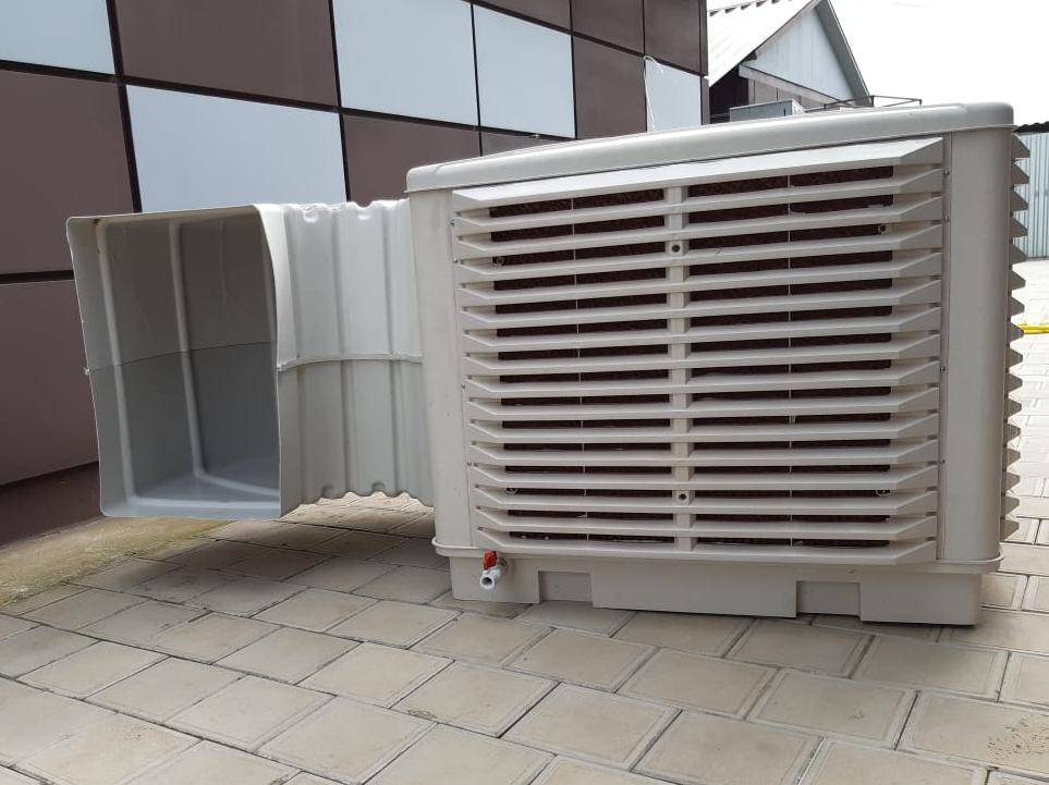 Охладитель-увлажнитель 380V Подача воздуха нижняя. Фото 6