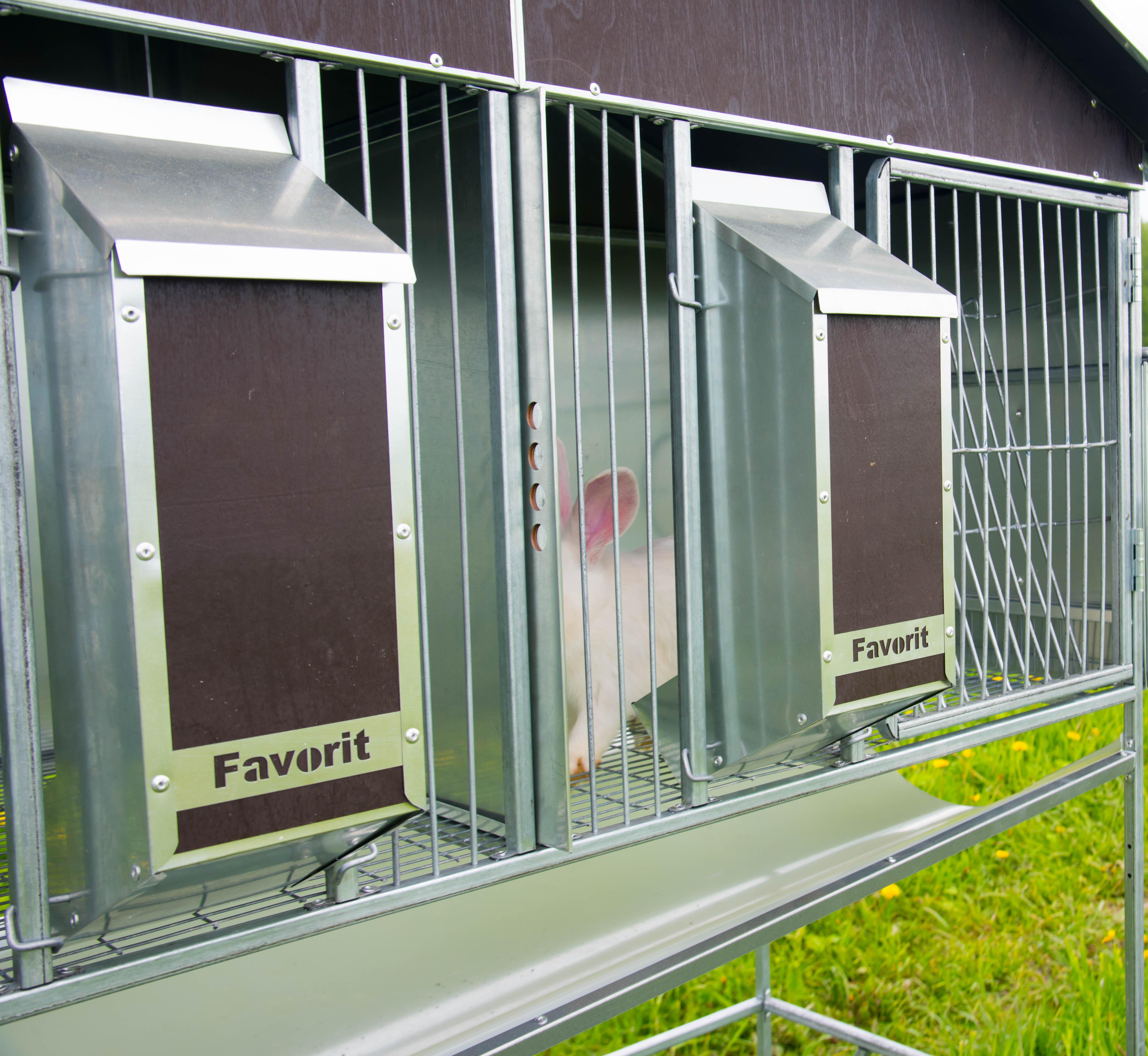 Уличный домик для кроликов "Фаворит" КР2-О-О. Фото 8