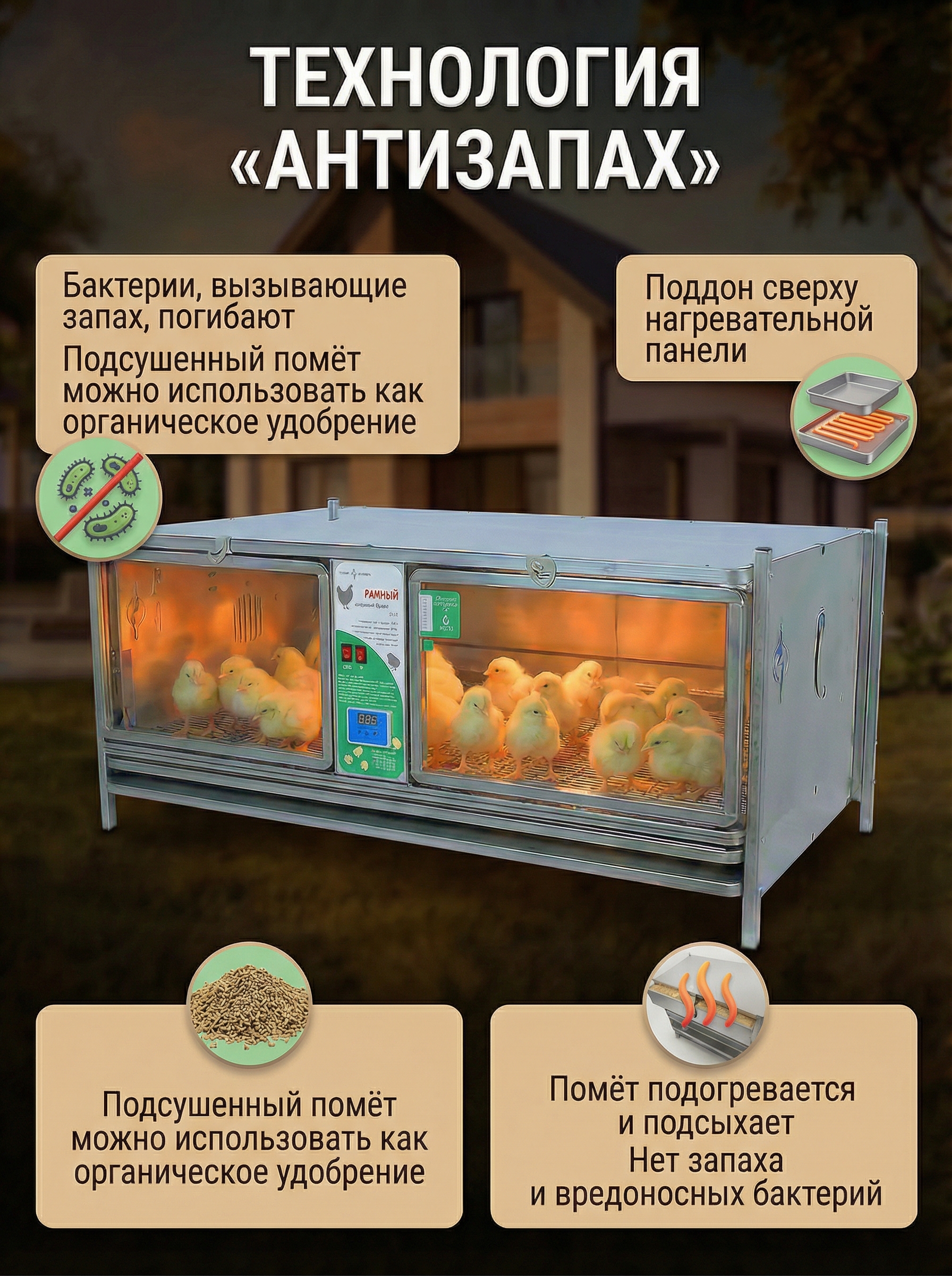 Рамный цифровой брудер 0715 Стандарт. Фото 8