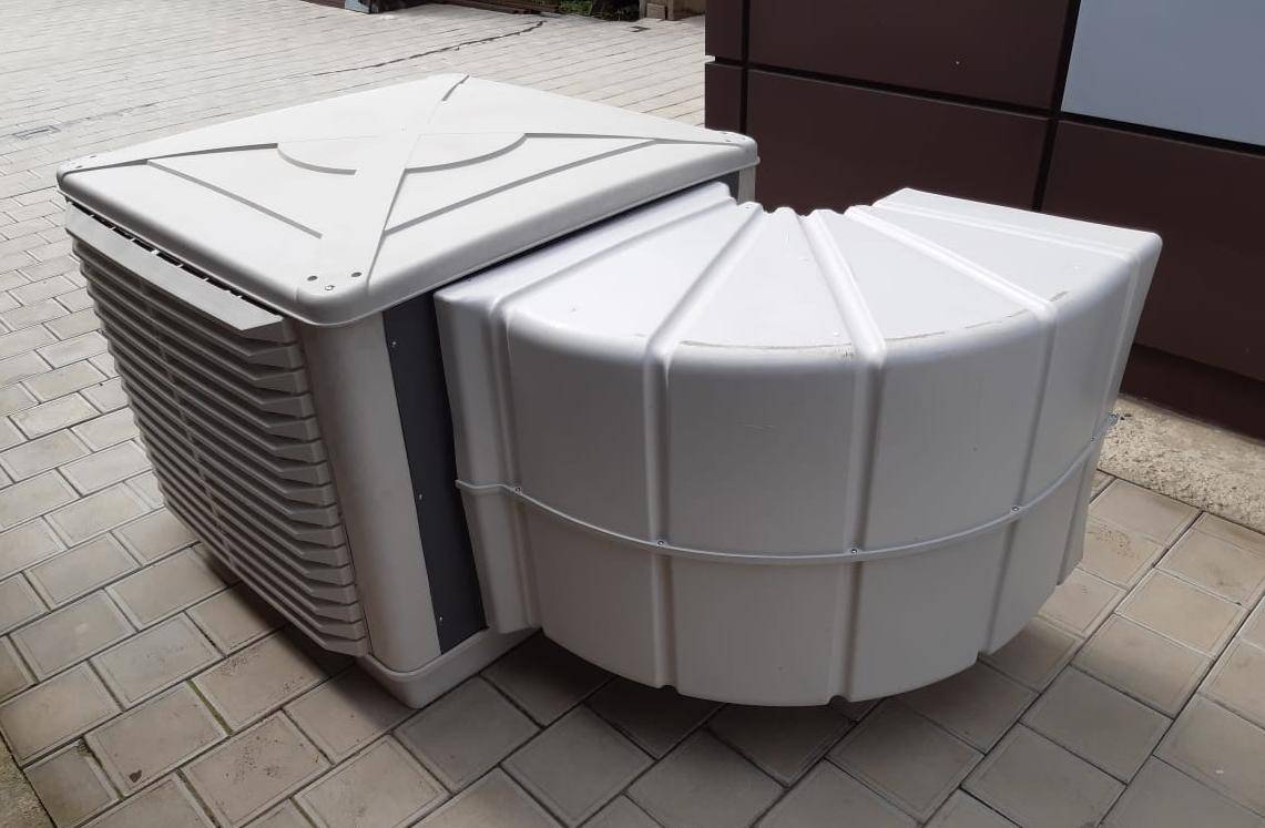 Охладитель-увлажнитель 220V Подача воздуха боковая. Фото 2