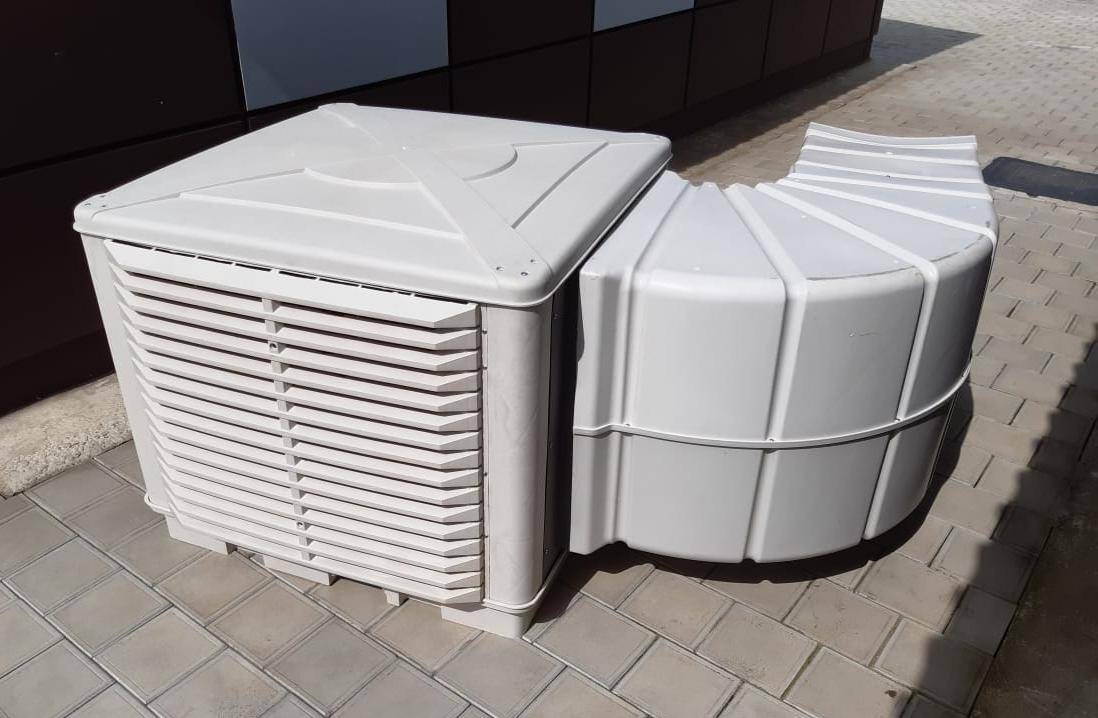 Охладитель-увлажнитель 220V Подача воздуха боковая. Фото 1