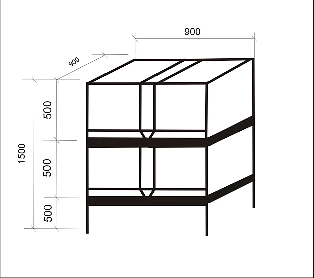 Клетка для кроликов 2-2. Фото 1