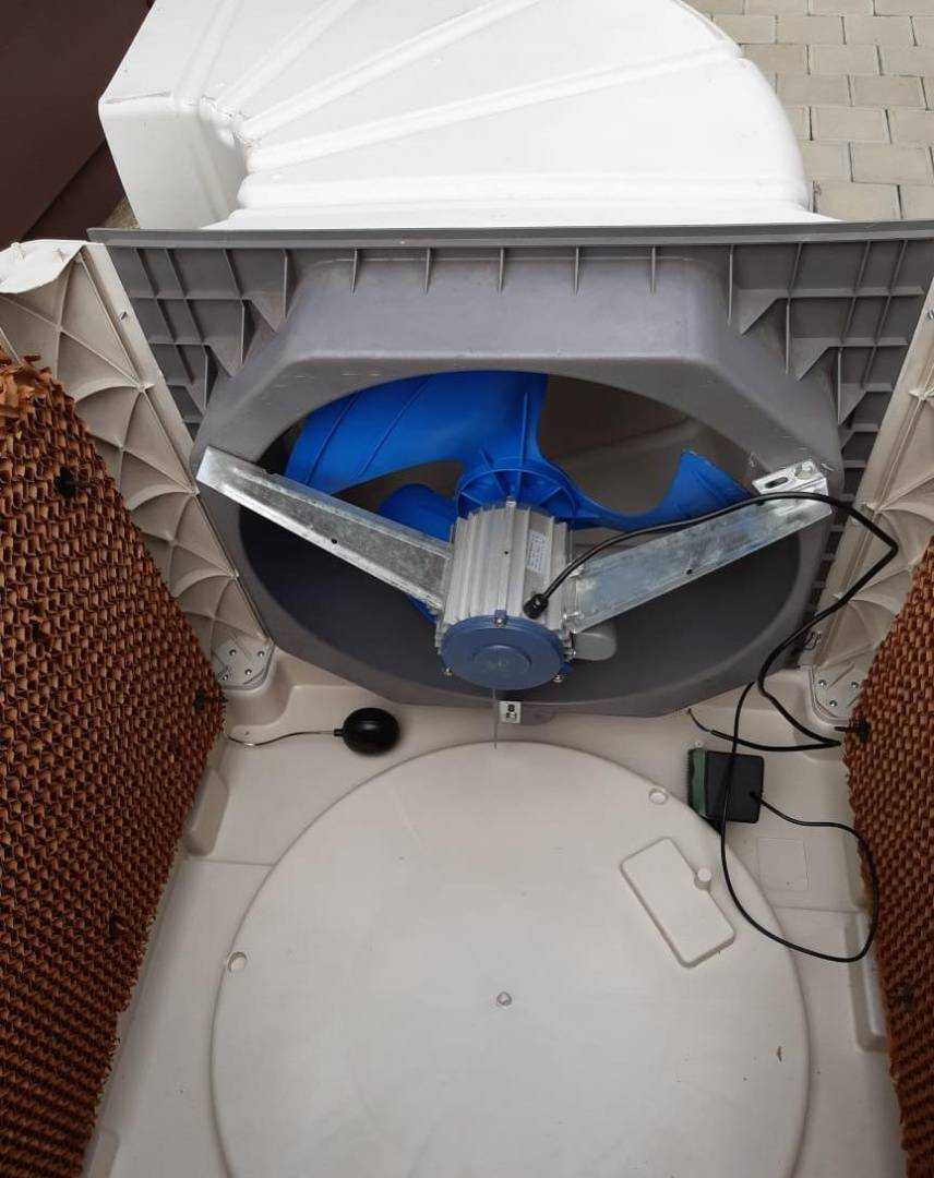 Охладитель-увлажнитель 380V Подача воздуха нижняя. Фото 7