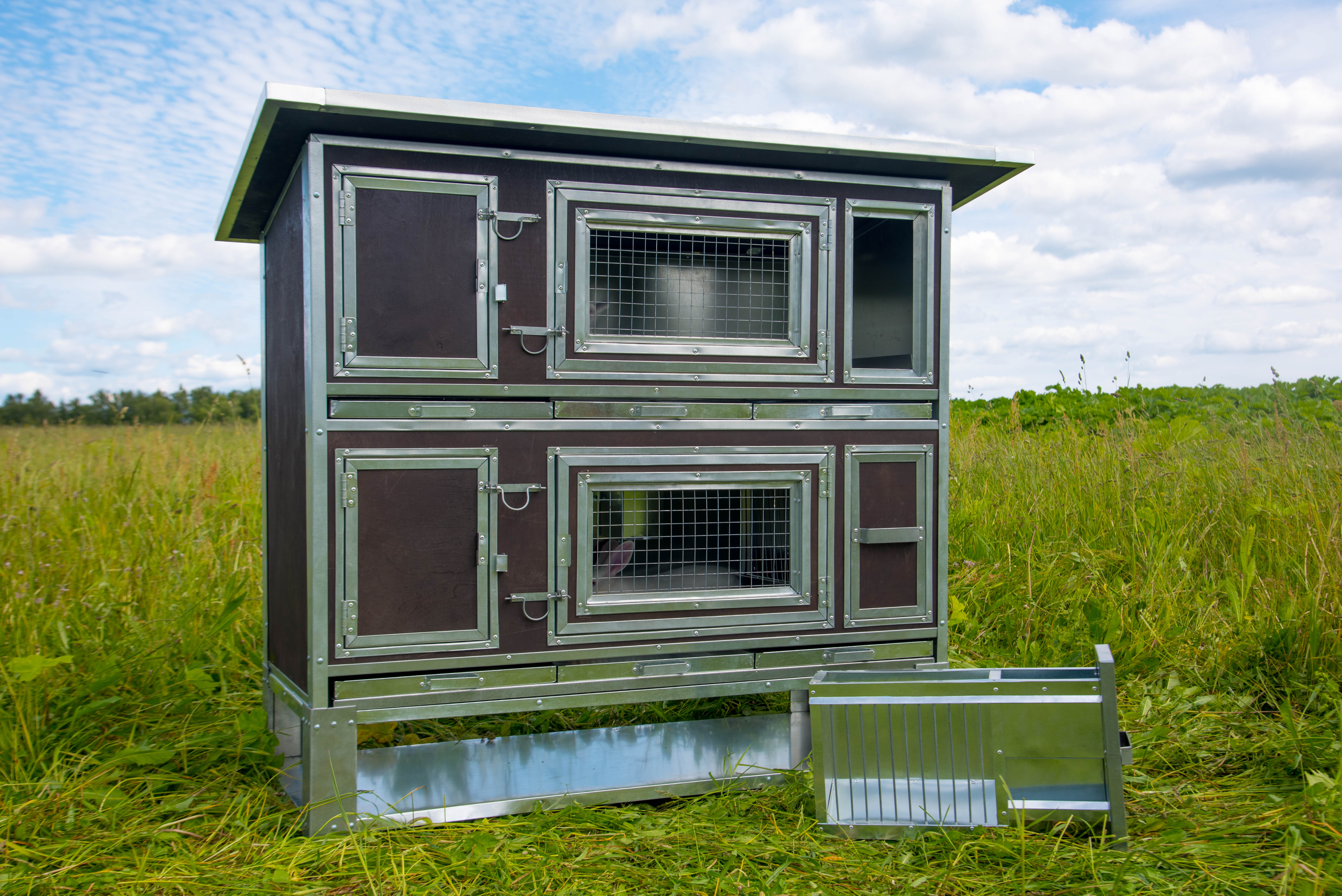 Утепленный отапливаемый крольчатник "Бестселлер" М-12. Фото 13