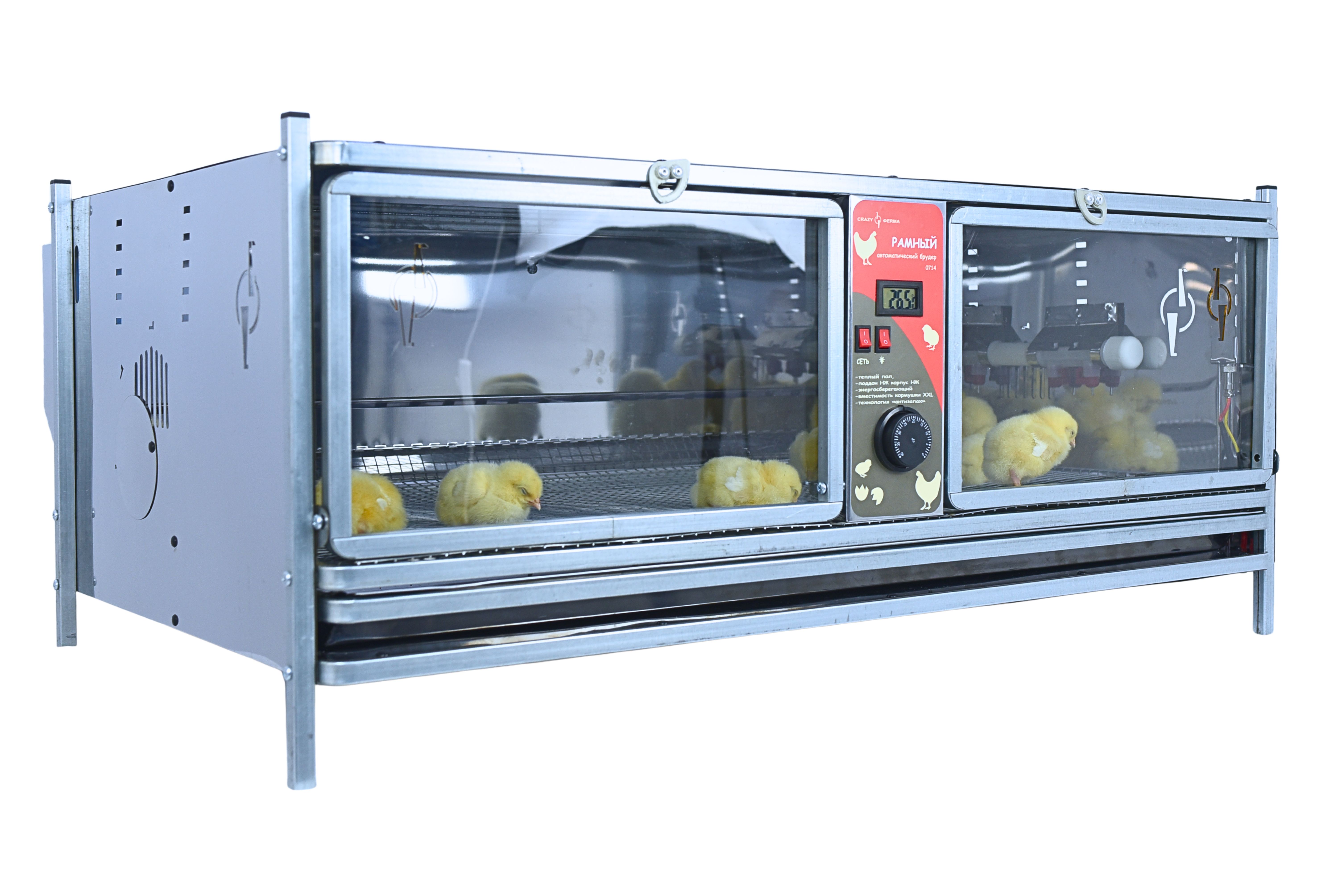 Рамный автоматический брудер 0714 Премиум. Фото 1