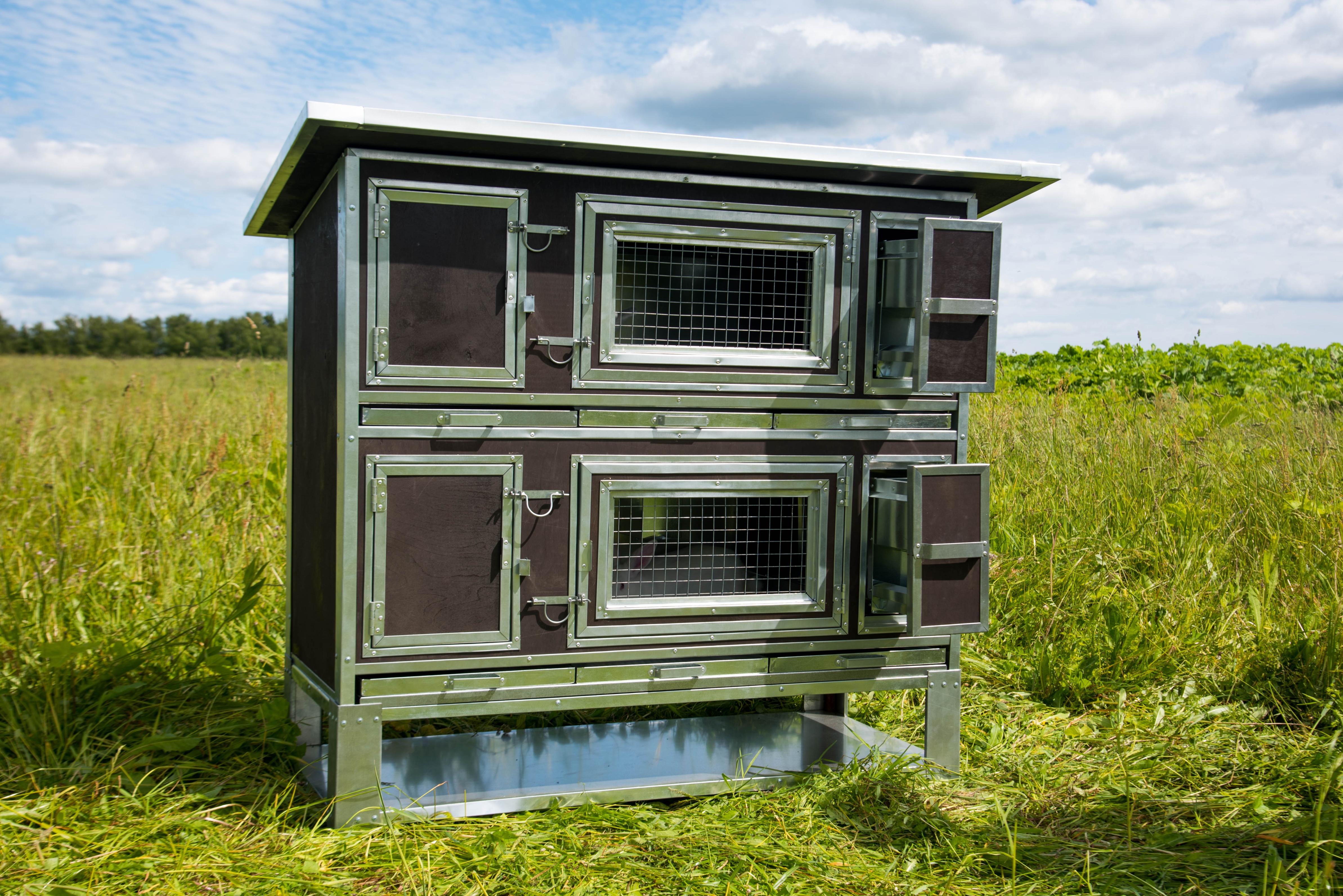 Утепленный отапливаемый крольчатник "Бестселлер" М-12. Фото 11