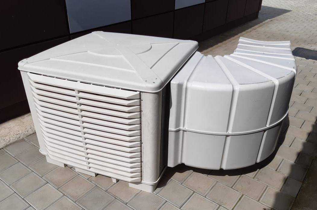 Охладитель-увлажнитель 380V Подача воздуха нижняя. Фото 1