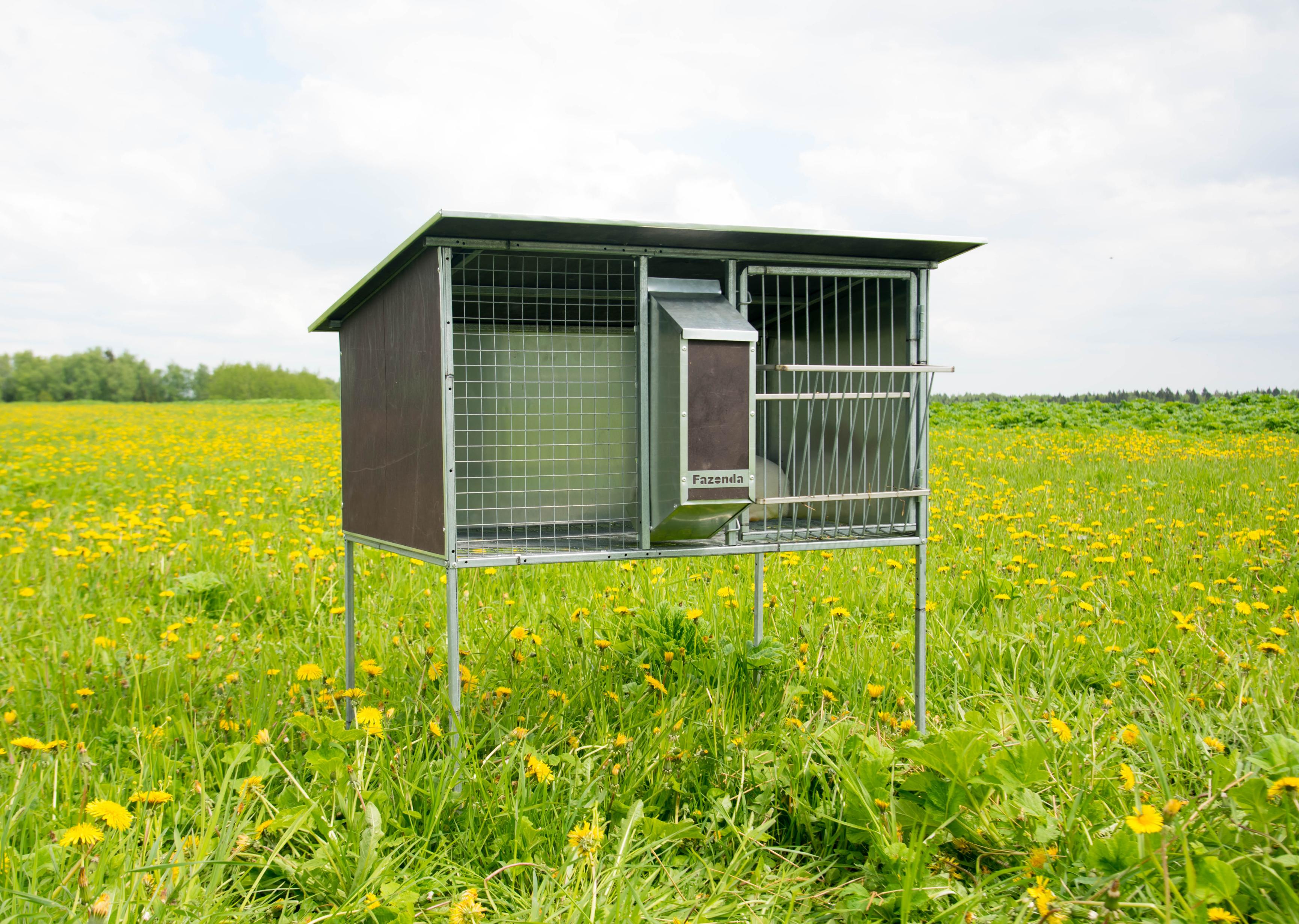 Уличный домик для кроликов "Фазенда" КО-2. Фото 5