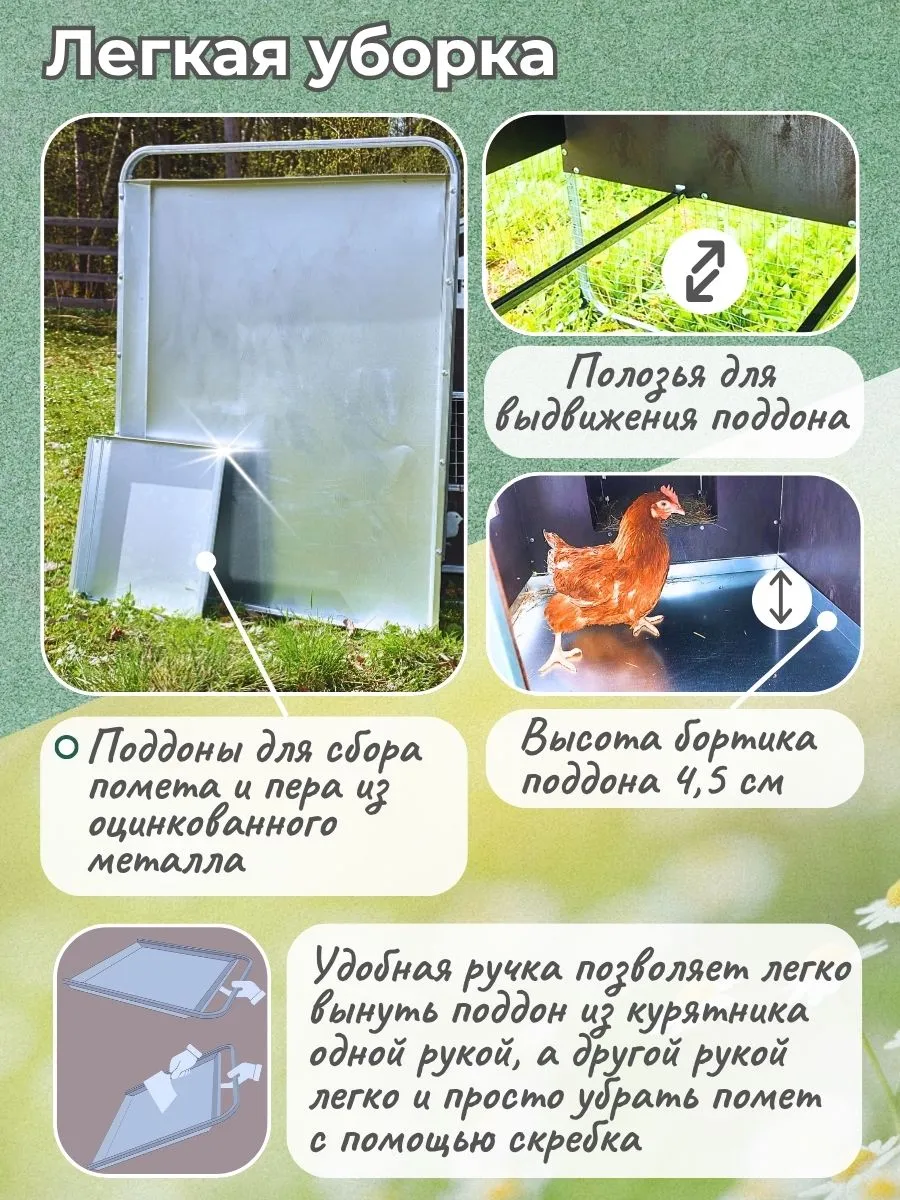 Курятник "Фаворит" на 8-10 кур. Фото 7