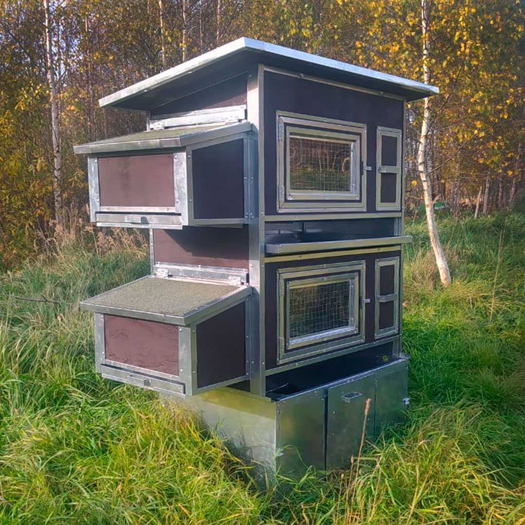 Утепленный отапливаемый крольчатник  "Бестселлер" М-12 Элит. Фото 2