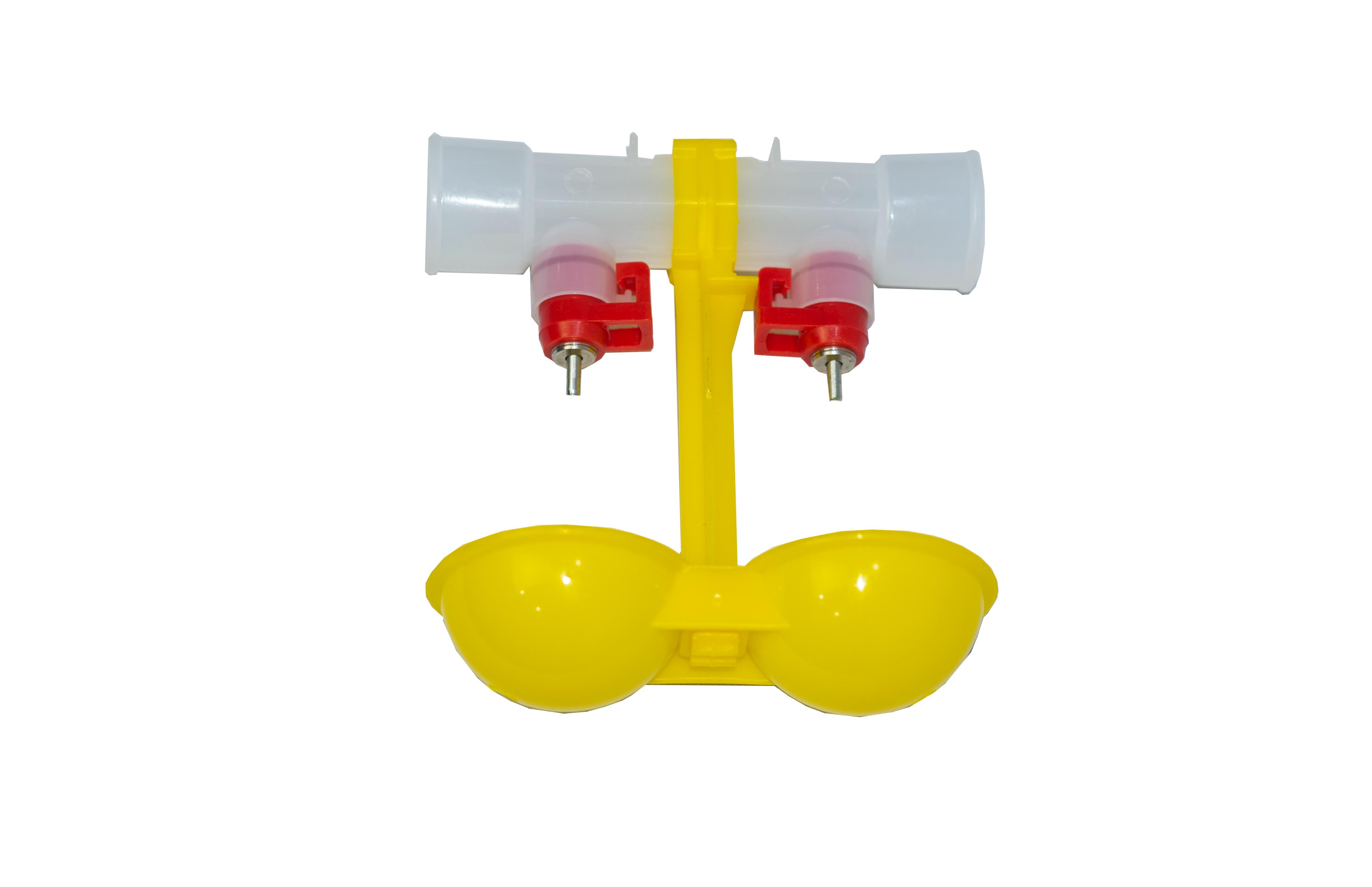 Набор поилок двойных с креплением и каплеулавливателем ПКНК-24/360 10 шт.. Фото 3