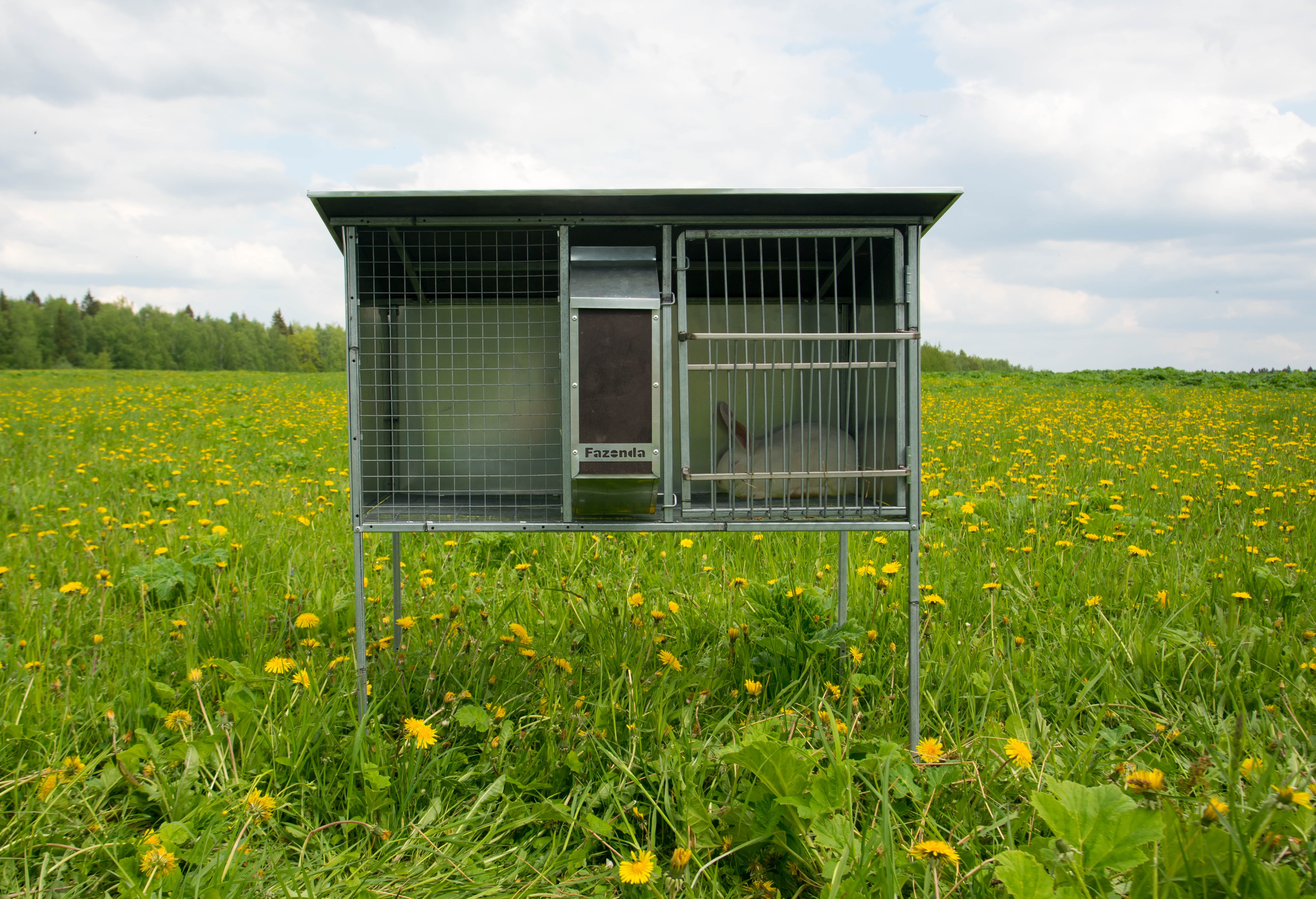 Уличный домик для кроликов "Фазенда" КО-2. Фото 9