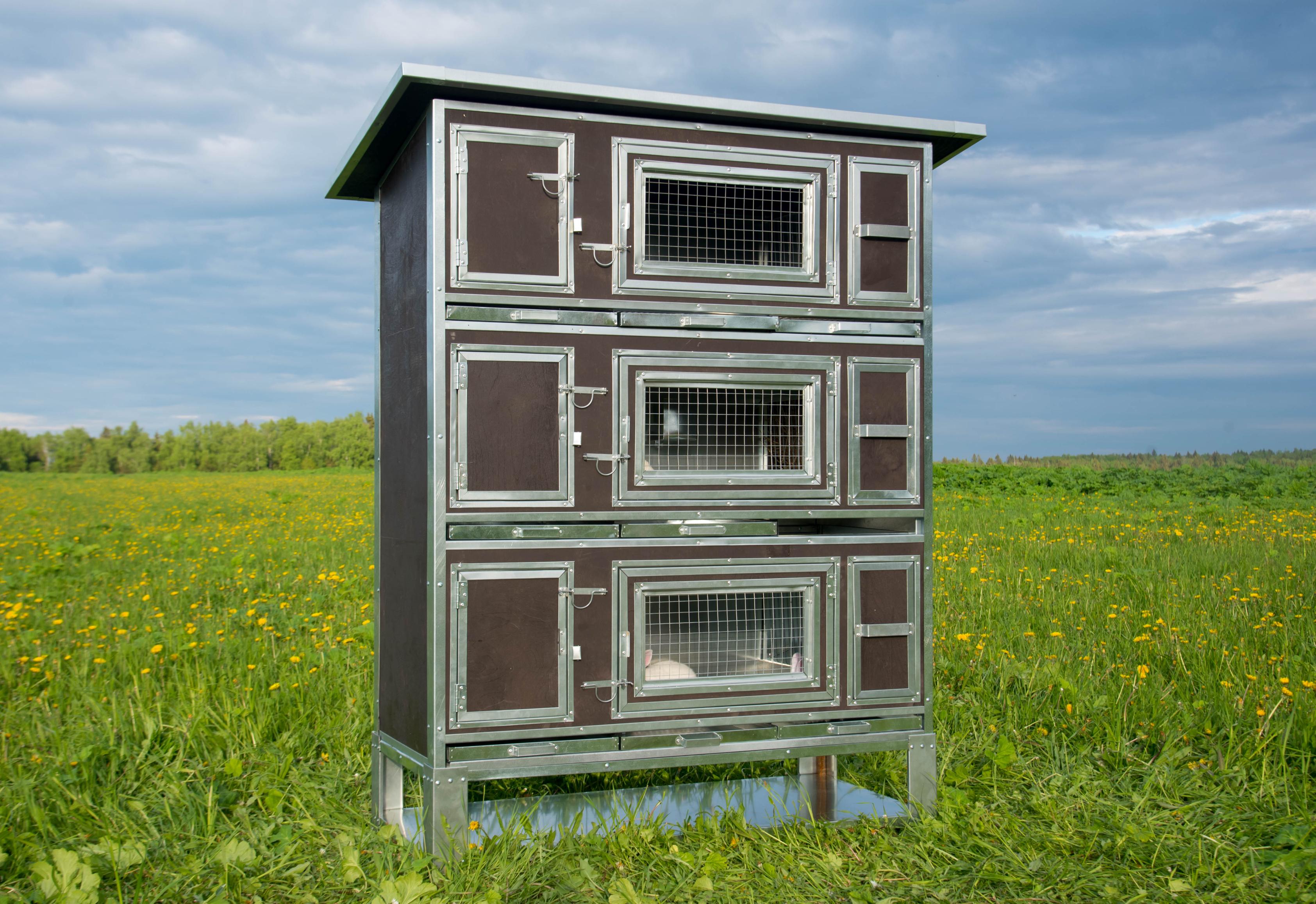 Утепленный отапливаемый крольчатник "Бестселлер" М-13. Фото 8