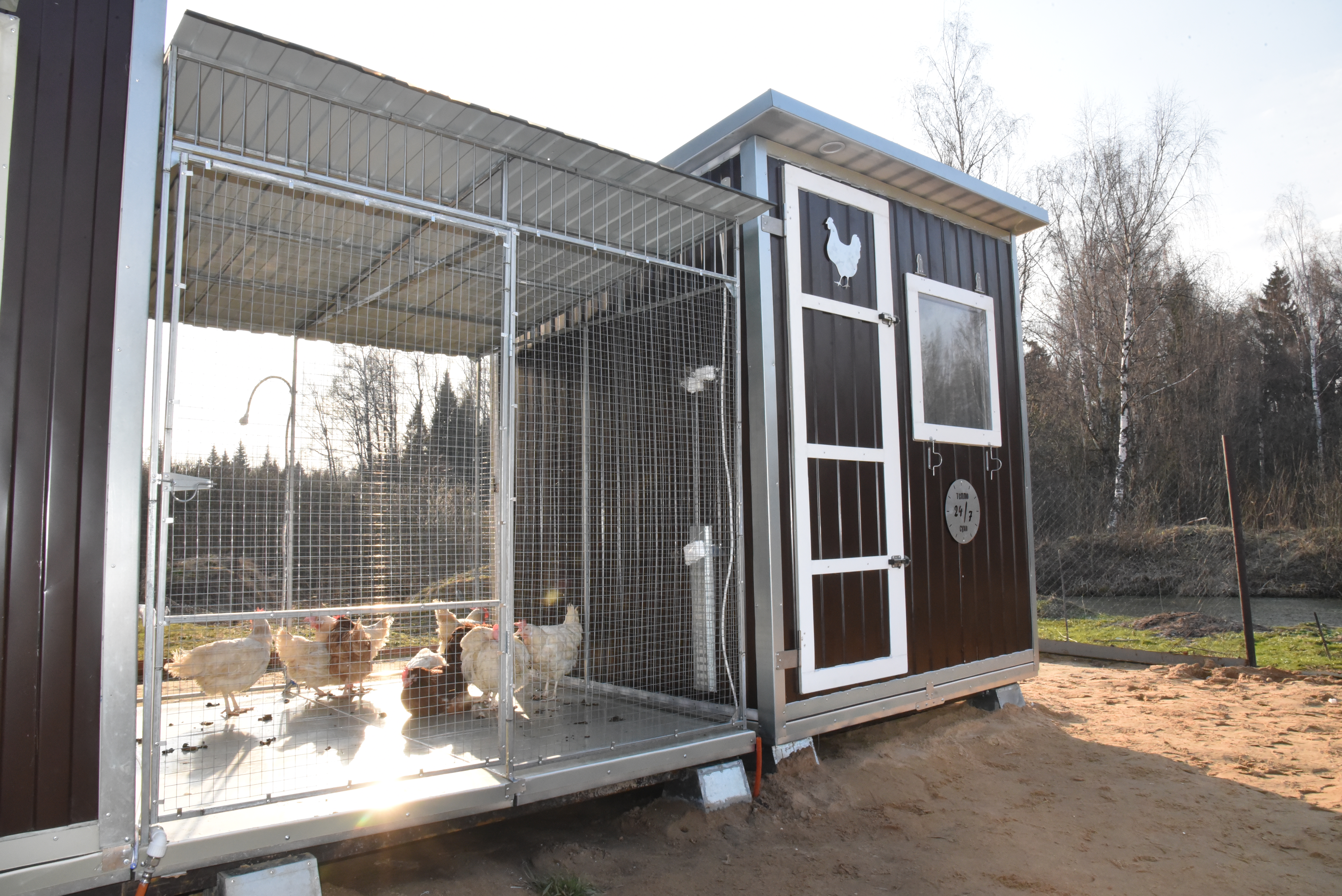 Выгул "Разгуляй" приставной из сетки 1-2-СП. Фото 19