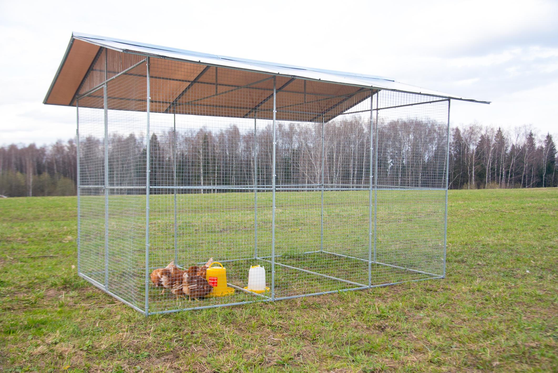 Выгул "Разгуляй" с крышей 2-2-К. Фото 2