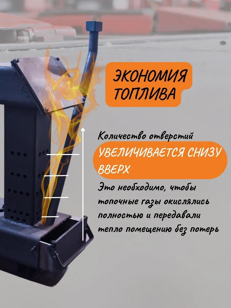 Печь отопительная "Маслёнка" на отработке . Фото 3