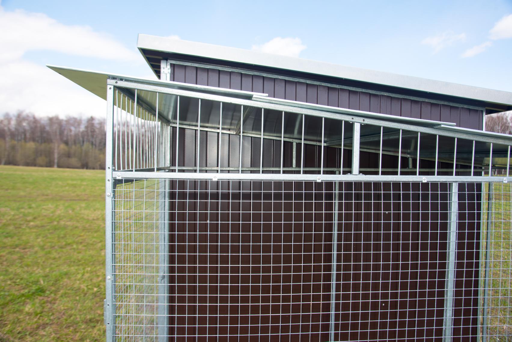 Выгул "Разгуляй" приставной с крышей 1-2-КП. Фото 3