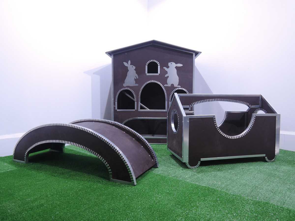 Лазелка для декоративных кроликов "Замок". Фото 2