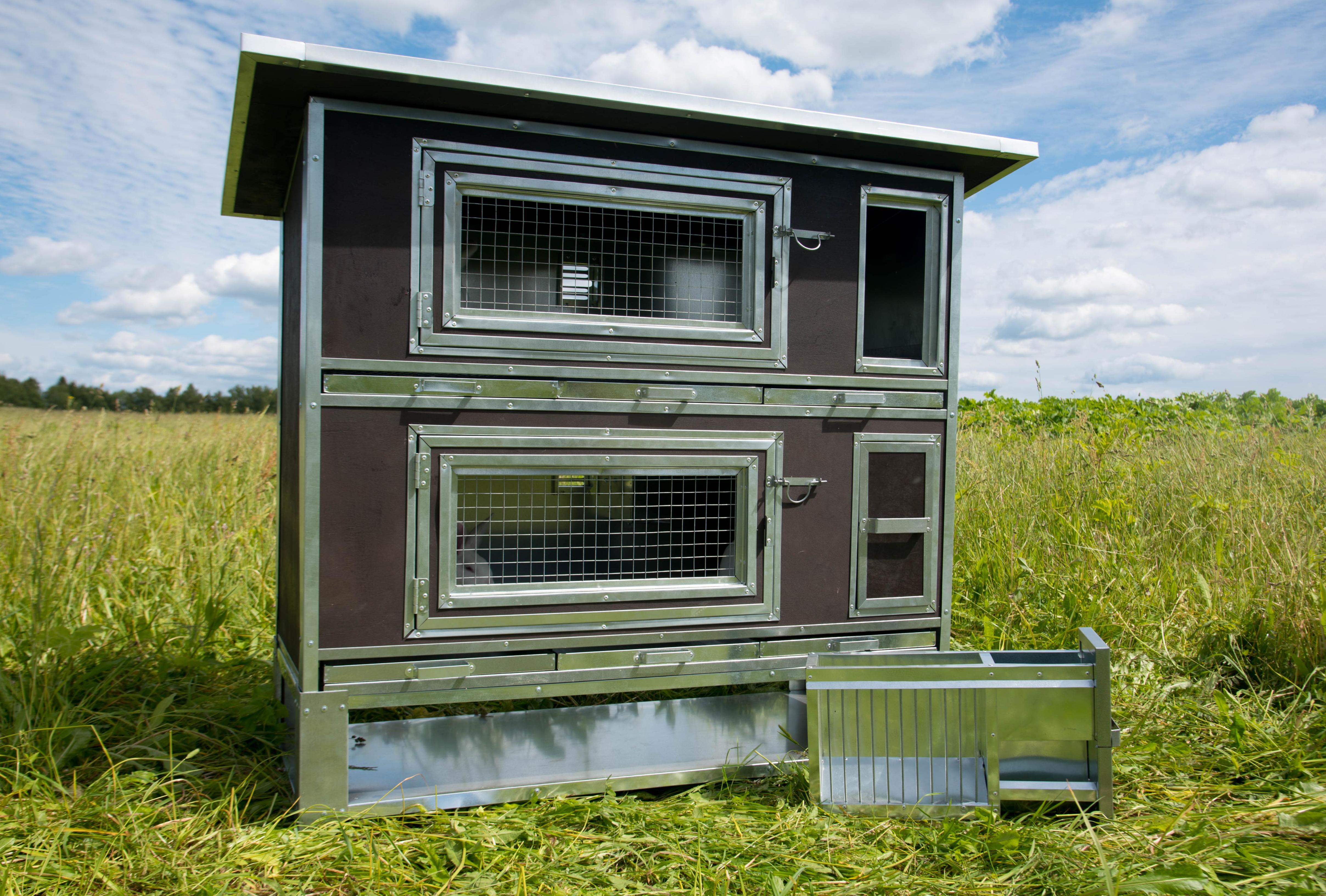 Утепленный отапливаемый крольчатник "Бестселлер" О-12. Фото 11