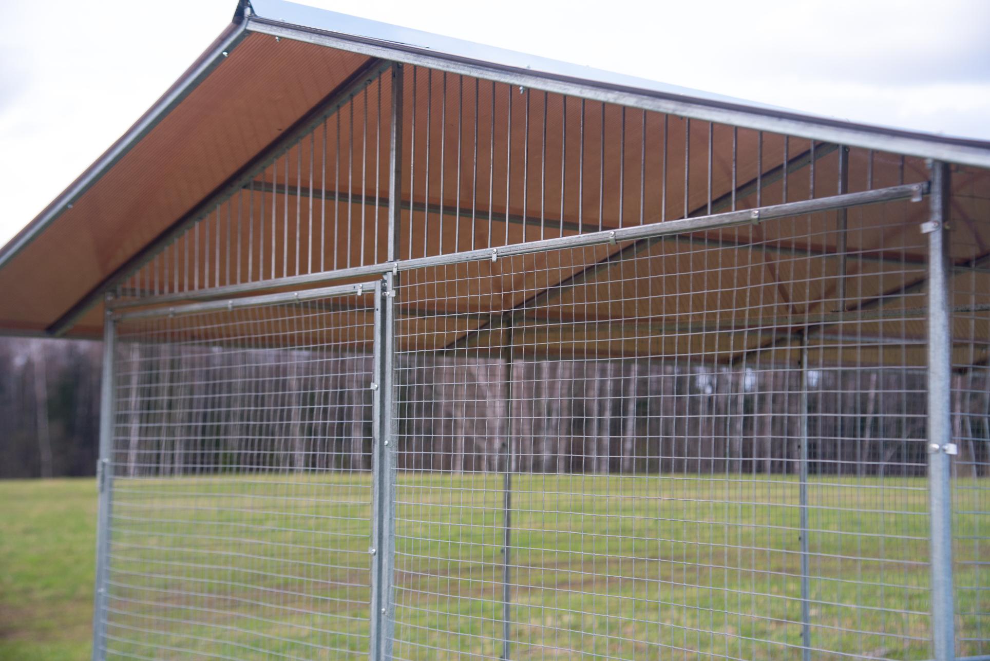 Выгул "Разгуляй" с крышей 2-6-К. Фото 5