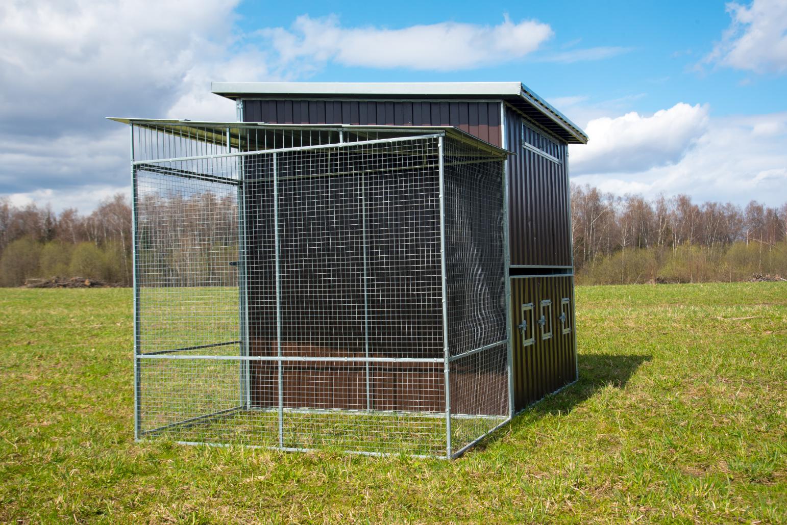 Выгул "Разгуляй" приставной из сетки 1-2-СП. Фото 9