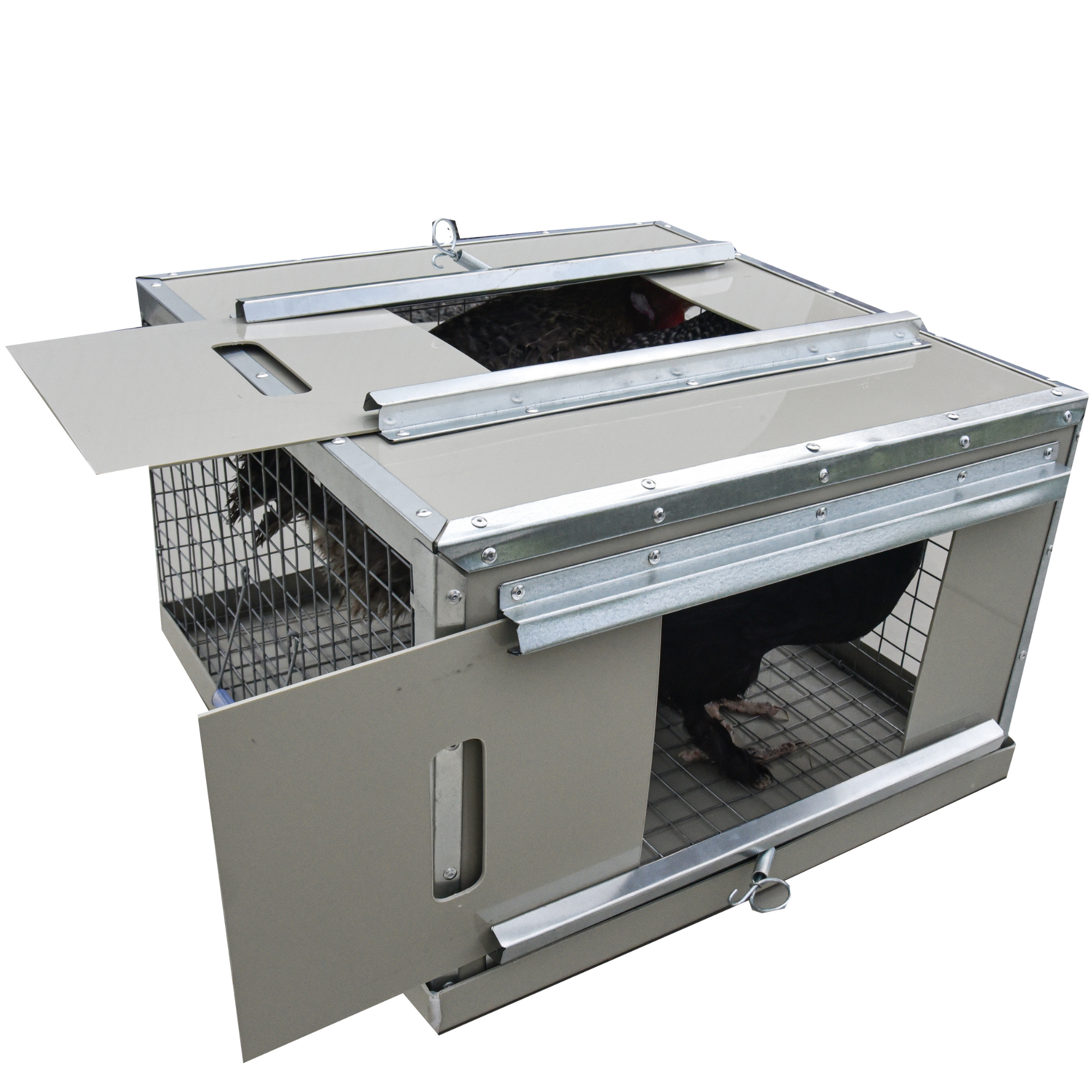 Клетка-переноска для птицы с 2 дверцами. Фото 20