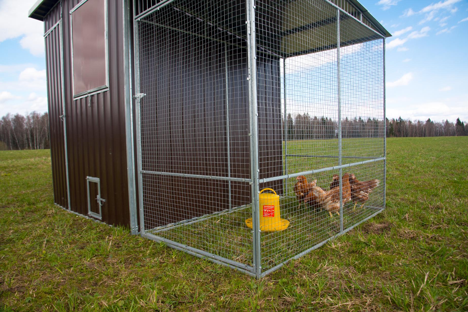 Выгул "Разгуляй" приставной из сетки 1-1-СП. Фото 10