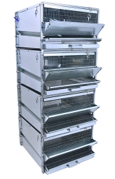 Рамная клетка для перепелов на 120 голов 