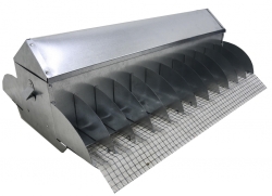 Кормушка бункерная  двухсторонняя "Стартер 20-2"  фронт кормления на 20 голов