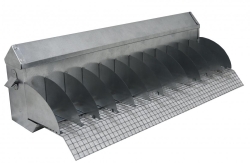 Кормушка бункерная односторонняя "Стартер 10-1" фронт кормления на 10 голов