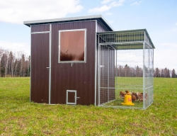 Домики и выгулы для с/х птиц