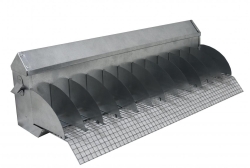 Кормушка бункерная односторонняя "Стартер 5-1"  фронт кормления на 6 голов